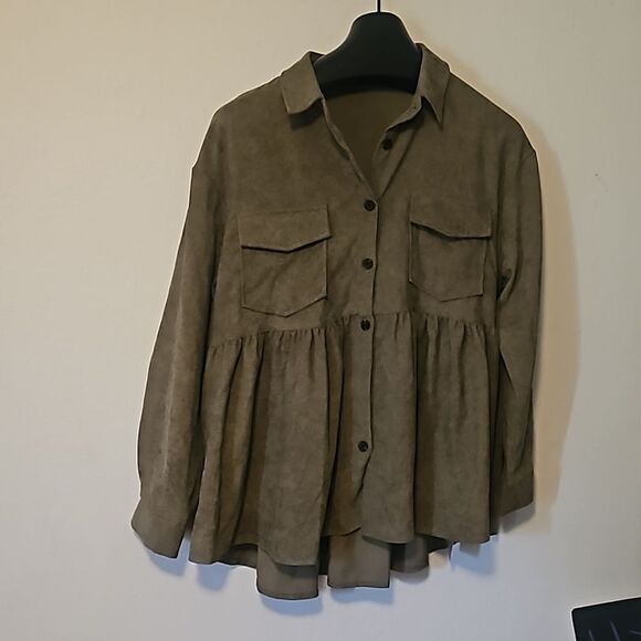 EMERY Rose top with peplum size XL - Picture 1 of 8